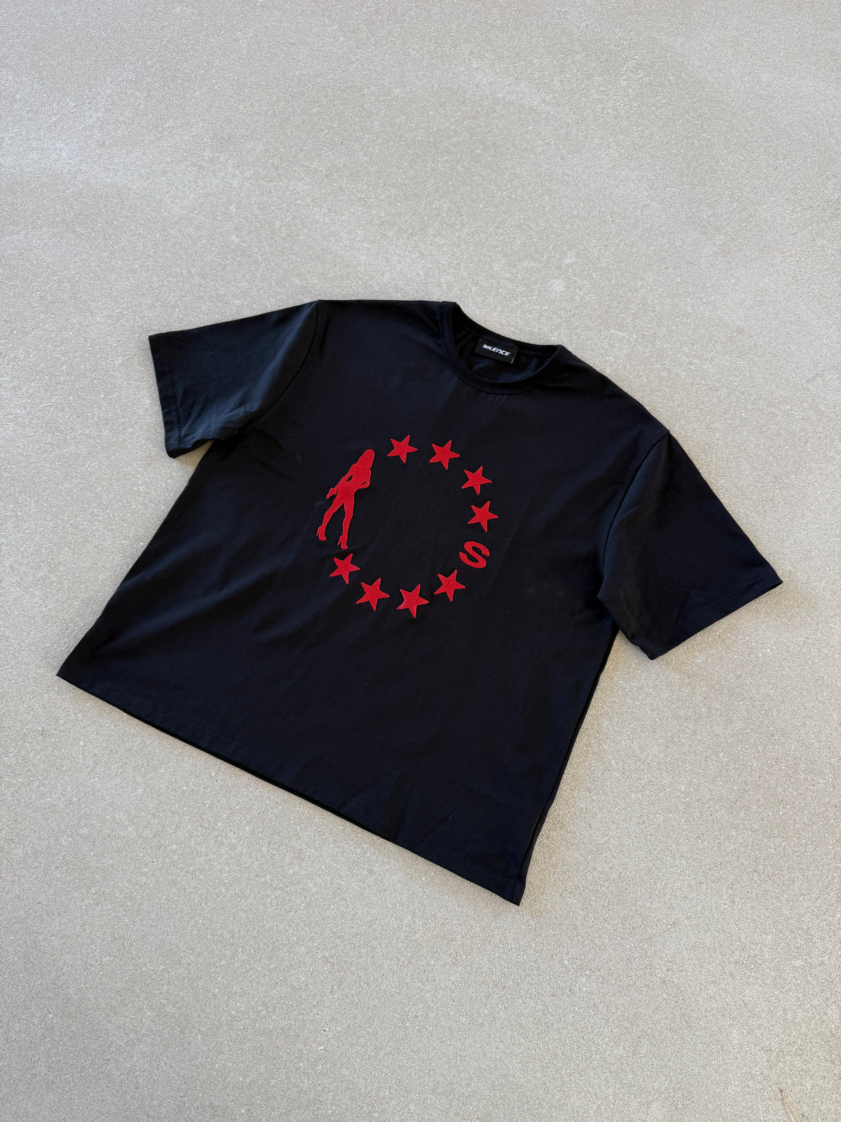Star Tee Black/Red