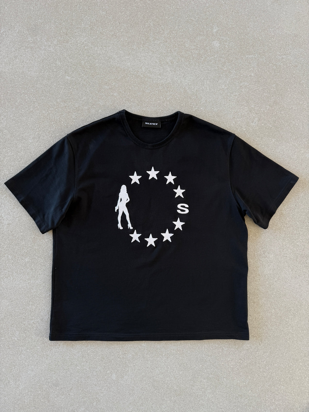 Star Tee Black/White