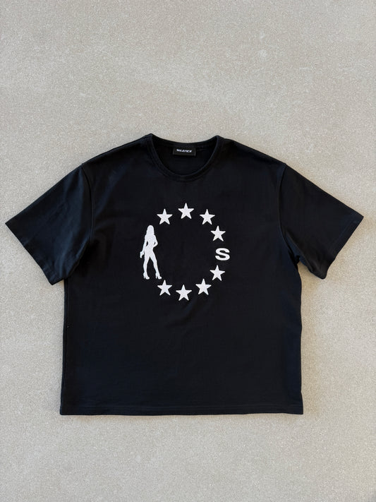Star Tee Black/White