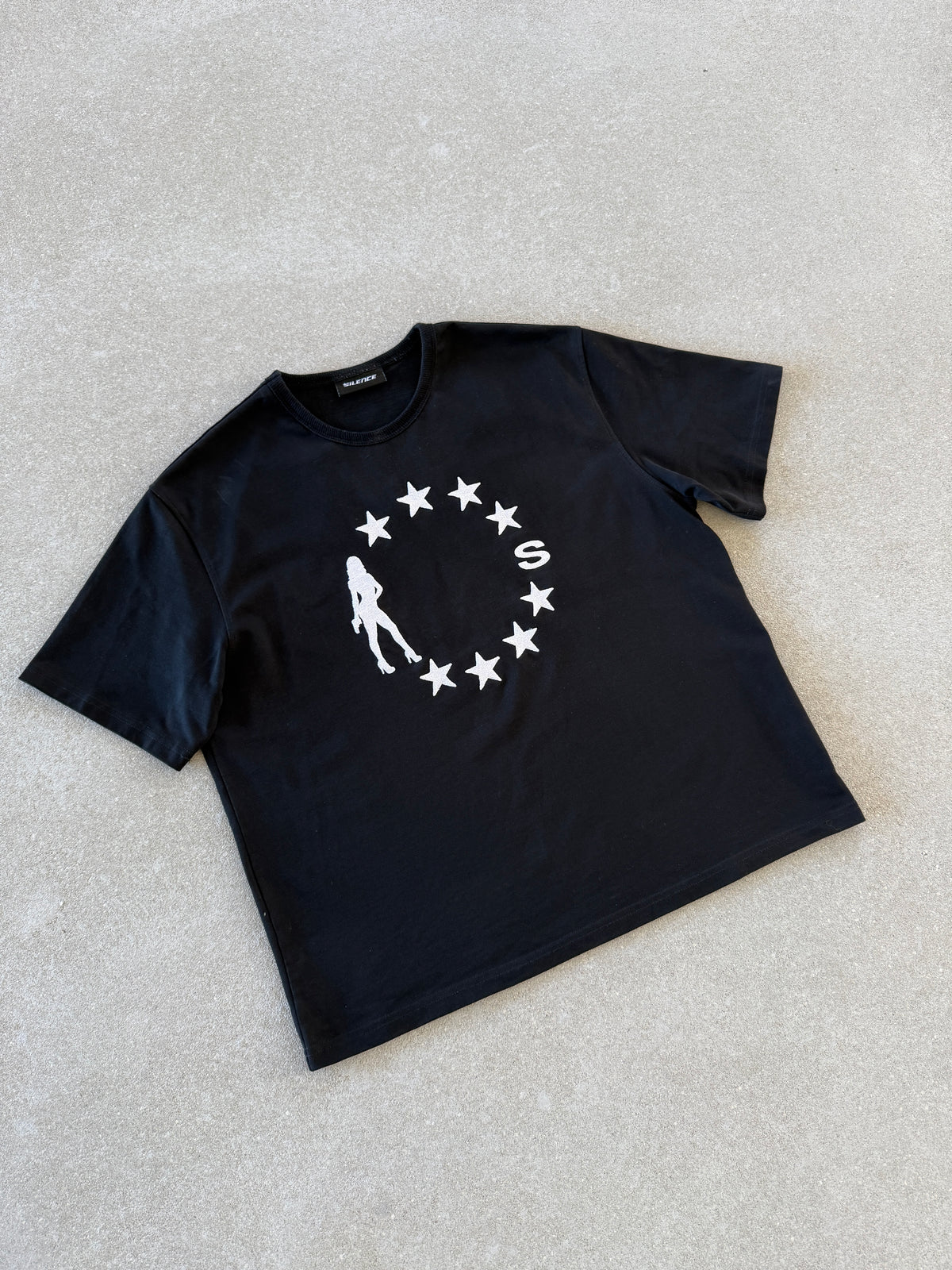 Star Tee Black/White